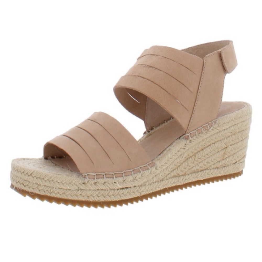 Kanna Espadrille Wedge Sandal Tan Strappy Platform Leather Jute Boho Comfy 9